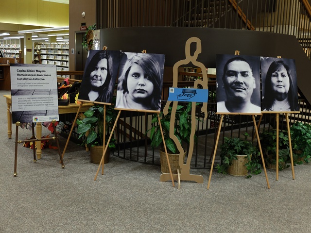 Capital Cities' Mayors Homelessness Awareness Installation Initiative display